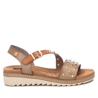 Xti Womens Wedge Sandals In Light Brown