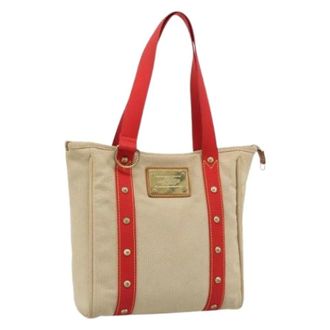 Louis Vuitton Bolso Tote Vintage Pre-owned - Pre-owned - Mujer - Beige - ONE SIZE