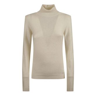 Fabiana Filippi Dames, Truien, Beige, Maat: L