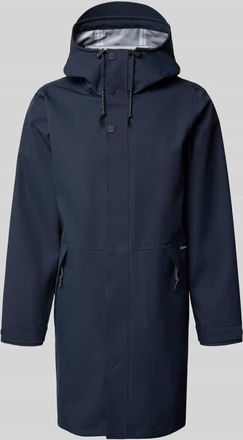 GOFRANCK Regenjacke mit Rei&szlig;verschlusstaschen Modell RAIN EATER in Marine, Gr&ouml;&szlig;e XXL