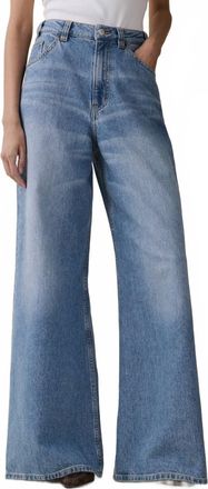 Jeanerica Alfama High Rise Wide Leg Jeans In Light Vintage