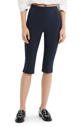 Theory Approach Capri Pants in Nocturne Navy at Nordstrom Rack, Size 12