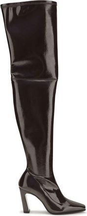 Stuart Weitzman Brown Rayon Over The Womens Knee