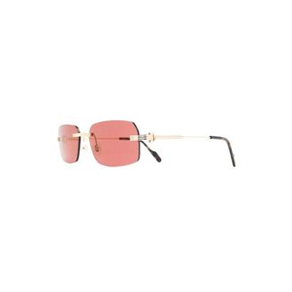 Cartier Sunglasses, male, Yellow, Size: 58 MM Premi&egrave;re Sunglasses
