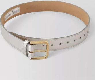 Dolce & Gabbana leather logo buckle belt