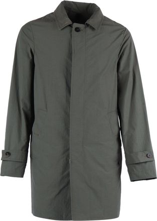 Camplin Concealed Button Mid Length Coat