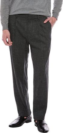 Rag & Bone Rag & Bone Evan Wool & Linen-Blend Pleated Trouser