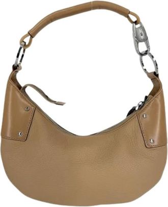 Gucci Pre-owned Vintage Schoudertas - Dames - Vintage Schoudertas - Bruin - ONE Size - Leer - Vintage