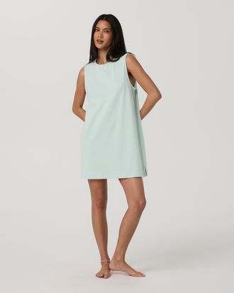 Vuori Clothing Heavyweight Cotton Easy Dress | Seaside | XS, Size Extra Small