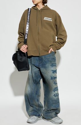 Balenciaga Hoodie, Mens, Green
