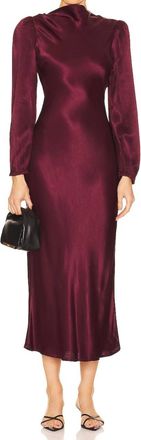 Astr Samara Dress In Wine