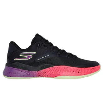 Skechers Mens Skx Nexus Basketball Shoe In Black/purple/pink