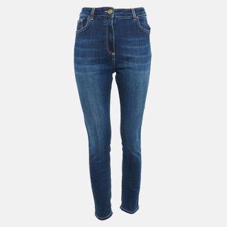 Elisabetta Franchi Blue Denim High Rise Jeans L Waist 31