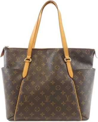 Louis Vuitton Pre-owned Tote Bags, female, Brown, Size: ONE SIZE Pre-owned Canvas handbags