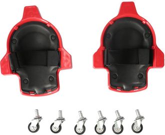 OEM Protector De Rodilla Universal Con Ruedas De Abs Duradero Para Instalaci&oacute;n En Suelo, 2 Unidades, Para Trabajos De Carpinter&iacute;a (rojo)