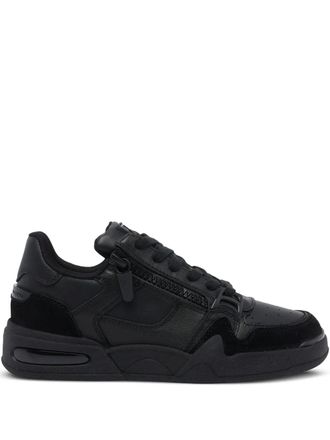 Giuseppe Zanotti Gz-Ghost zip-detail sneakers - Black