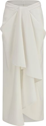 Givenchy Womens Skirt Wool And Mohair White Merino (ovis Aries)