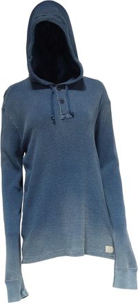 Polo Ralph Lauren Dyed Hoodie in Light Blue Cotton