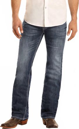Panhandle Rock & Roll Pistol Bootcut Jeans In Indigo