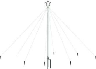 vidaXL Luces Led Forma &Aacute;rbol Navidad Interior Y Exterior 400 Led 2,5 M Vidaxl