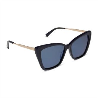 DIFF Eyewear Becky Ii Sunglasses In Royal Midnight Mirror Polarized