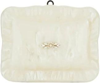 Simone Rocha Pearl Crossbody Pillowcase Bag - Dames - Clutches - Wit - ONE Size - Leer - Tassen