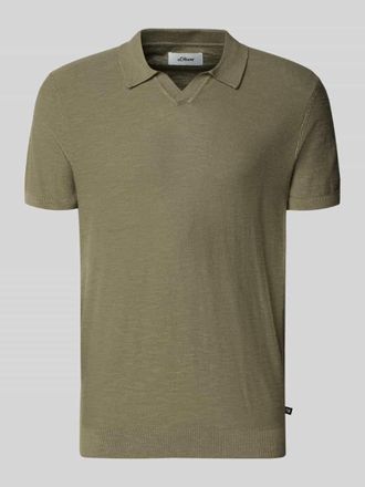 s.Oliver Red Label Regular Fit Poloshirt aus reiner Baumwolle in Oliv, Gr&ouml;&szlig;e XXL