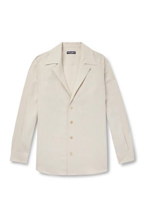 Dolce & Gabbana Camp-Collar Linen Shirt
