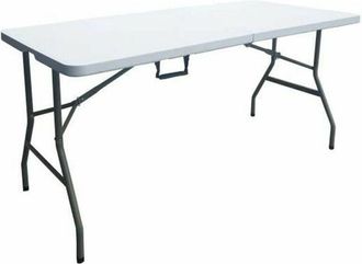 OEM Mesa Plegable - 150 Cm - 6 Personas - Revestimiento En Polvo En Tubos De Acero