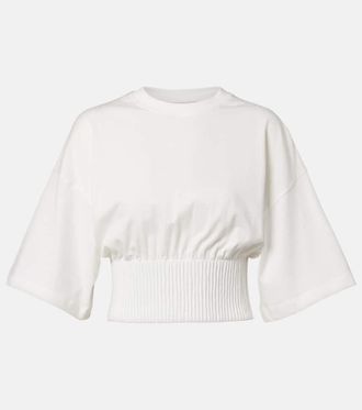 Sportmax Top Fosco in jersey di cotone