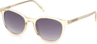 Guess Smoke Mirror Oval Mens Sunglasses GU00118 39C 51