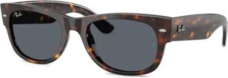 Ray-Ban Mega Wayfarer II Zonnebril - unisex - Zonnebrillen - Bruin - 55 MM - Accessoires