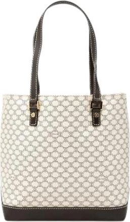 Celine Pre-owned Vintage Tote - Dames - Vintage Shopper - Beige - ONE Size - Leer - Vintage