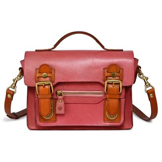 OLD TREND Aster Mini Leather Satchel in Pink at Nordstrom Rack
