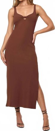 L*Space Alexis Ankle Length Dress In Cafe
