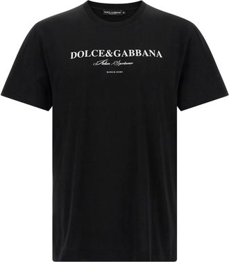 Dolce & Gabbana Heren, Tops, Zwart, Maat: 3XL Katoen