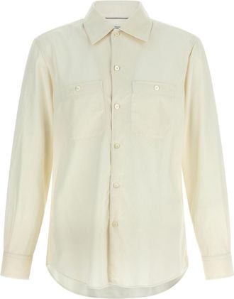 Brunello Cucinelli Beige Corduroy shirt