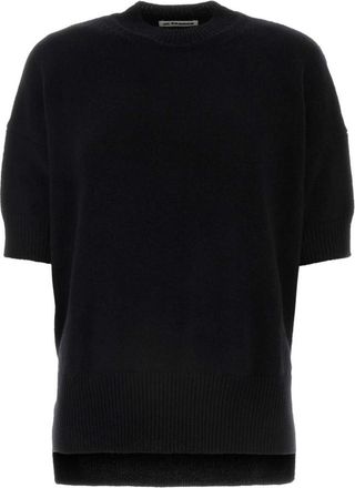 Jil Sander Black Crewneck Sweater