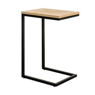 Kenay Home Mesa auxiliar efecto madera natural 30 x 60 cm