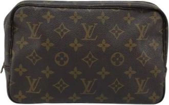 Louis Vuitton Pre-owned Clutches, female, Brown, Size: ONE SIZE Pre-owned Trousse toilette
