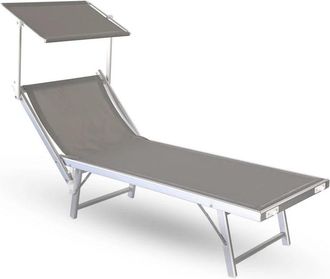 Brigros Tumbona de mar para playa o jard&iacute;n socorrista