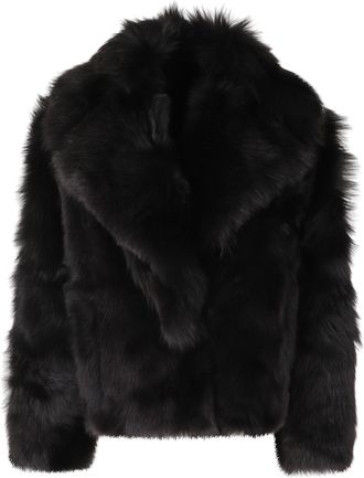 BLANCHA Chocolate Toscana Shearling Jacket