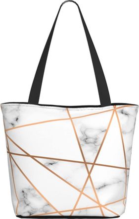AOOEDM Geometric Marble Art Ladies Shopping Bag 13x11x7in.The Perfect ValentineS Day Gift.It Is The Best ValentineS Day Gift For Mom, Daughter, Wife,Etc