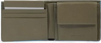 Piquadro Wallets & Cardholders, male, Green, Size: ONE SIZE Wallets & Cardholders