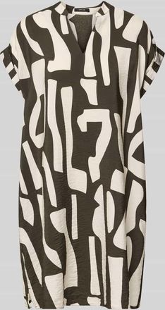 OPUS Knielanges Kleid mit Tunikakragen Modell Wulana dune in Khaki, Gr&ouml;&szlig;e 34