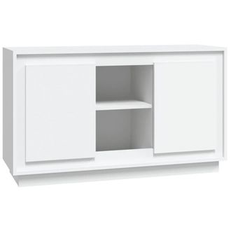 Berkfield Home Sideboard White 102x35x60 cm Engineered Wood | Size: 102 x 35 x 60 cm