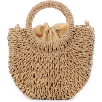 Adornia Basket Arc Handle Crossbody Bag in Brown at Nordstrom Rack