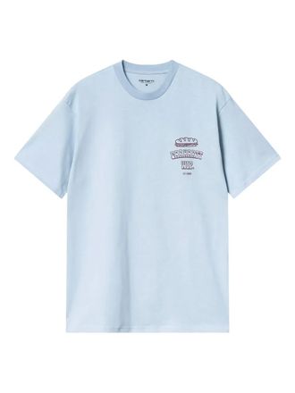 Carhartt Work in Progress graphic-print T-shirt - men - Organic Cotton - L - Blue