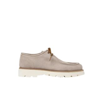 Scarosso Damiano Derby - Heren - Veterschoenen - Beige - 42 EU - Leer - Schoenen