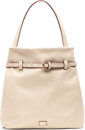 Frances Valentine Charlie Leather Shoulder Bag in Oyster at Nordstrom